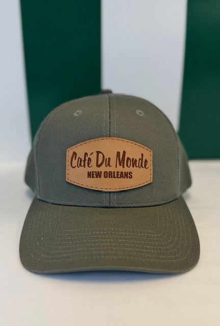Leather Patch Moss Cap
