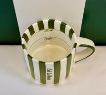 Green Stripe Cup & Saucer