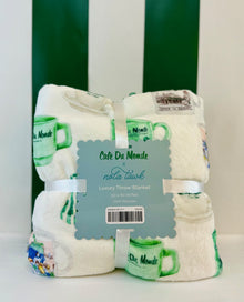 Coffee Mugs Throw Blanket