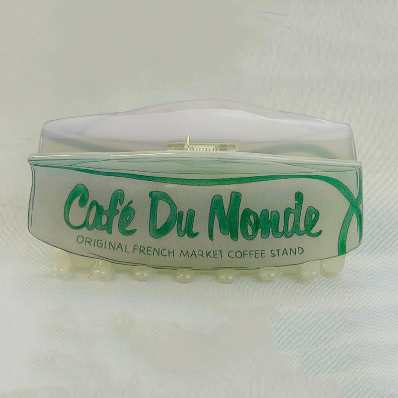 Hair Clip Cafe Du Monde Hat