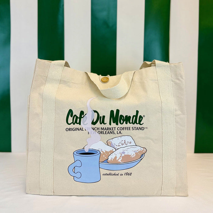 Coffee & Beignets Farmers Tote