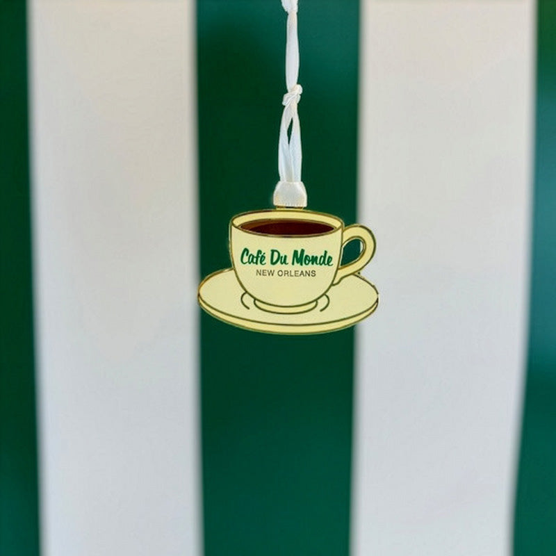 Enamel Coffee Mug Ornament