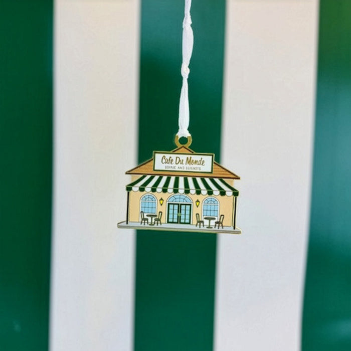Enamel Building Ornament