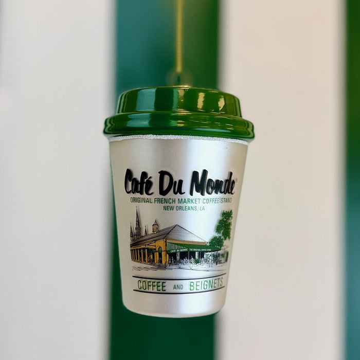 To-Go Cup Glass Ornament
