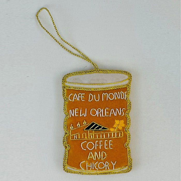 Plush Coffee Can Ornament
