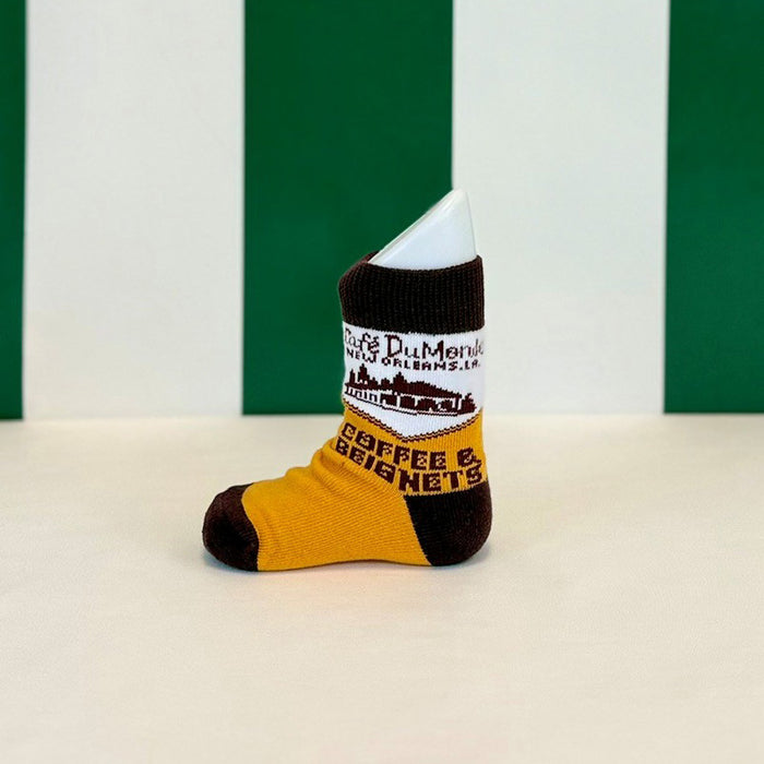Coffee & Beignets Baby Socks