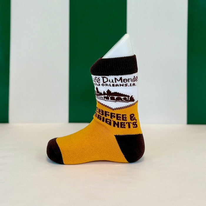 Coffee & Beignets Toddler Socks