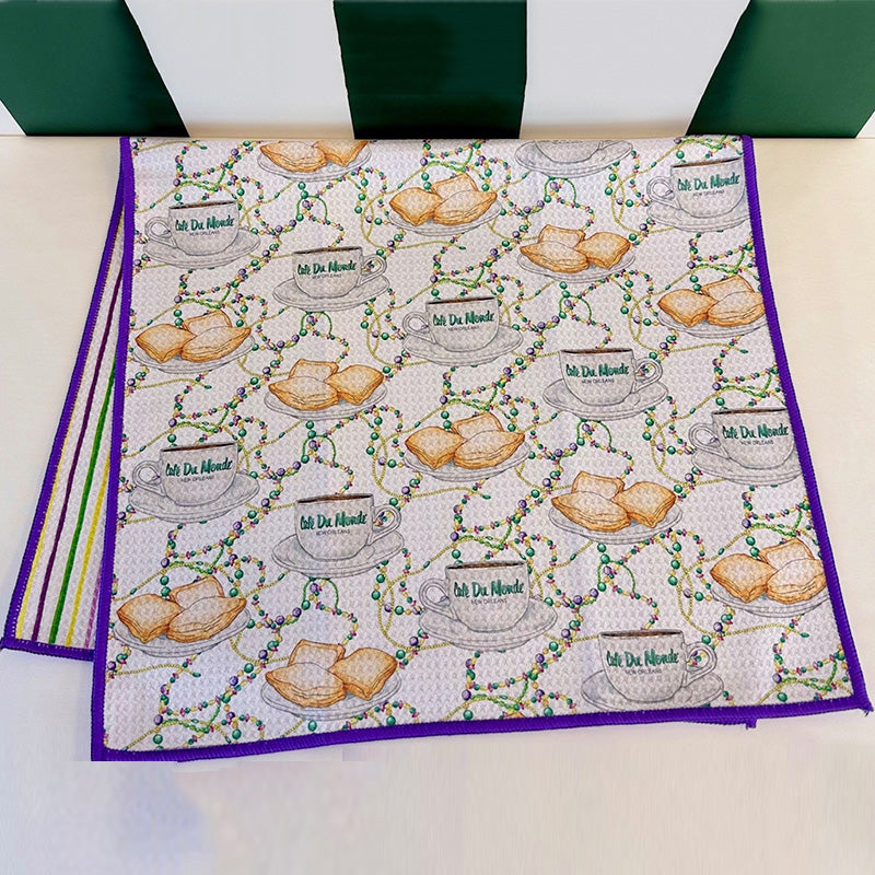Beads and Beignets Towel