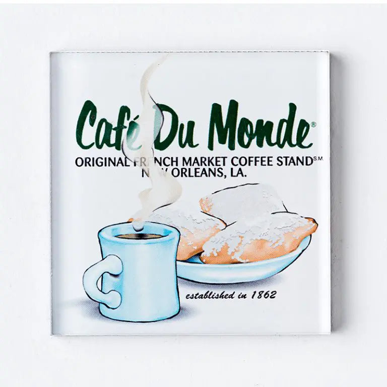 Coffee and Beignet Magnet